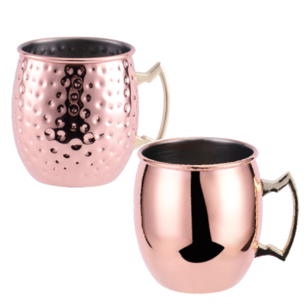 304不锈钢鼓形杯(玫瑰金)